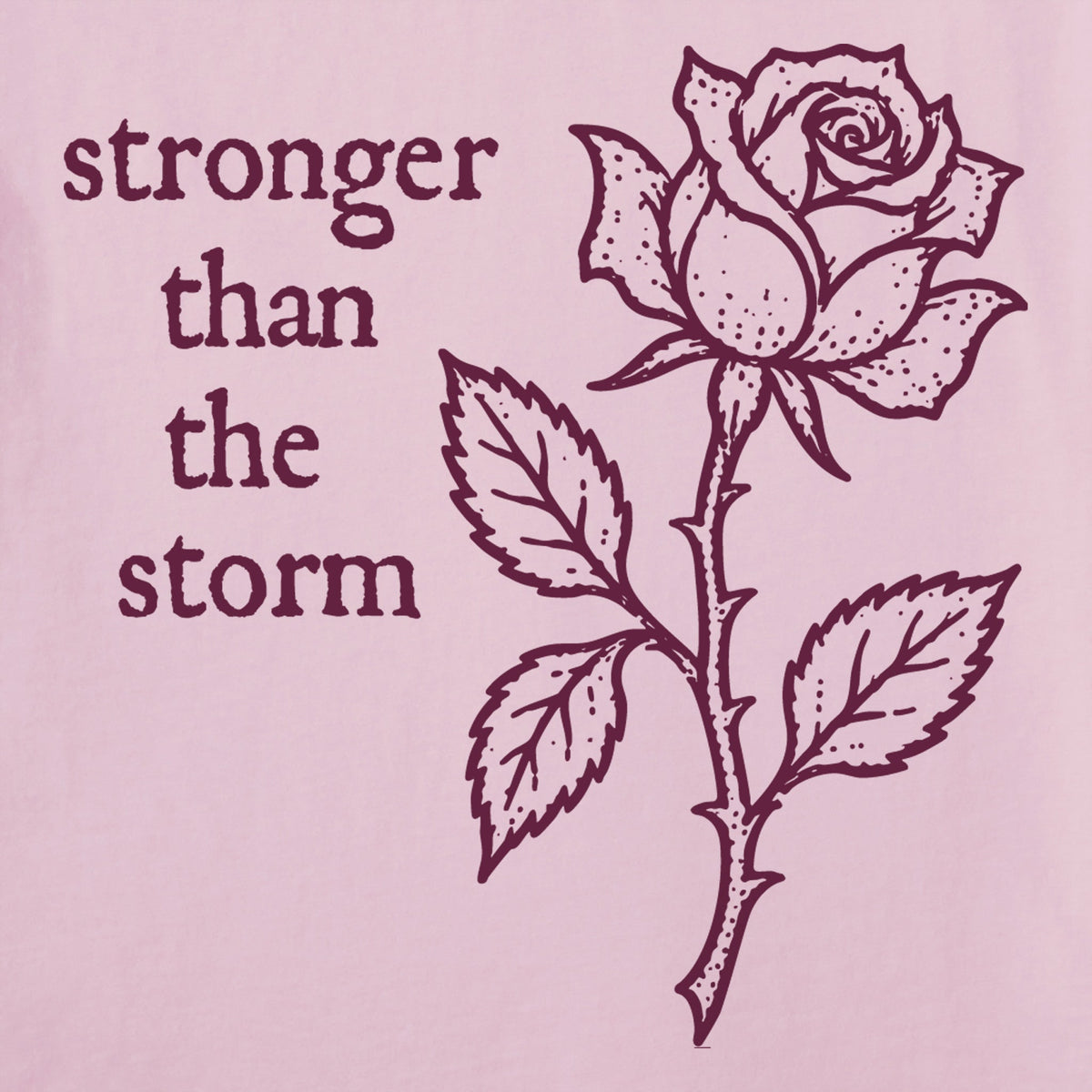 Women's Stronger Rose Short Sleeve Crusher Tee product image 2