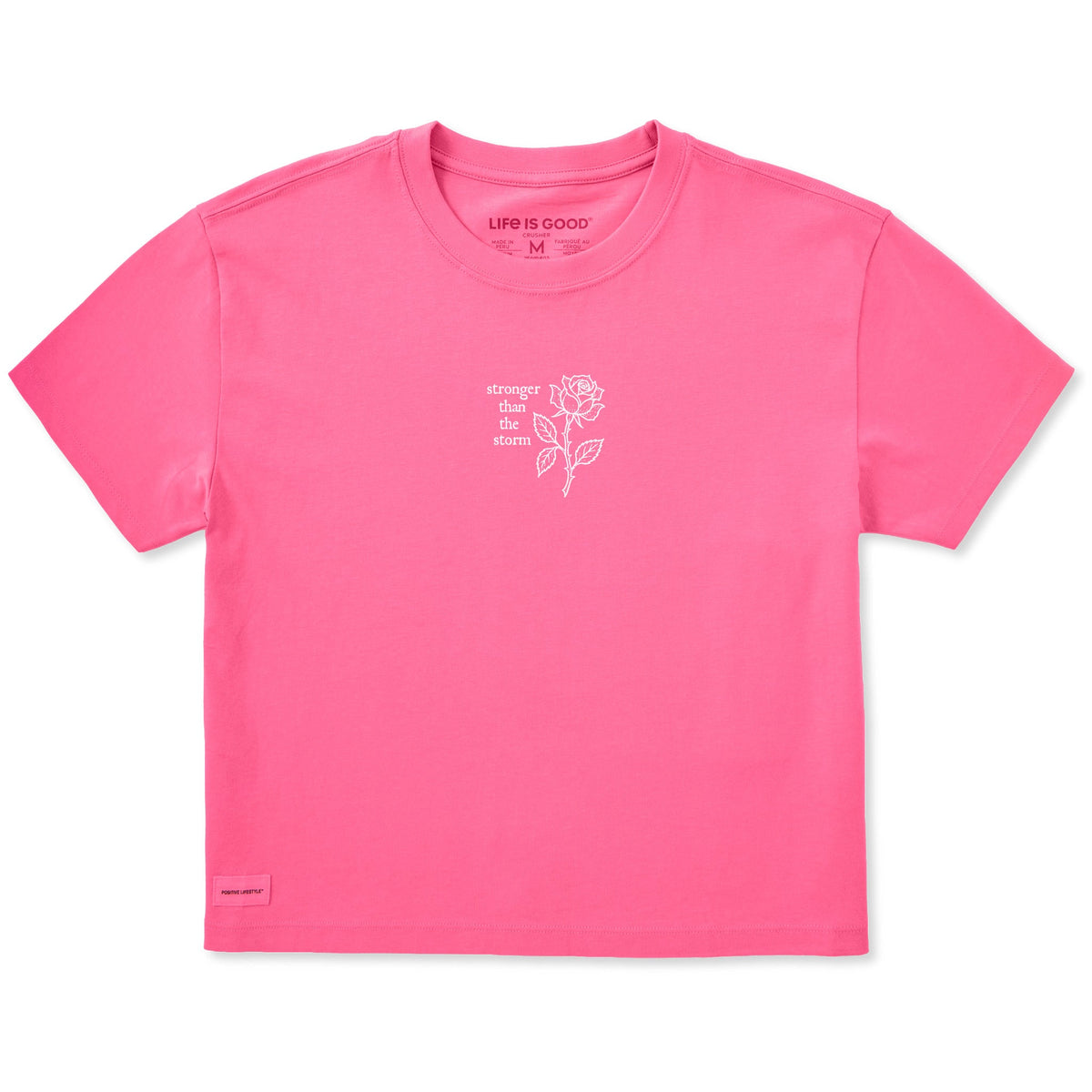 Women's Stronger Rose Short Sleeve Crusher Boxy Tee product image 1