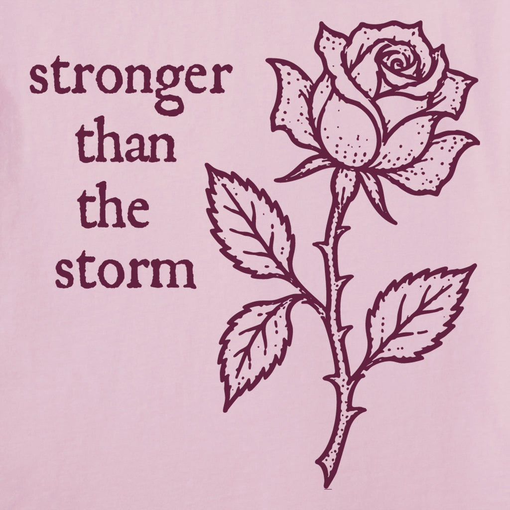 Women's Stronger Rose Long Sleeve Crusher Vee product image 2