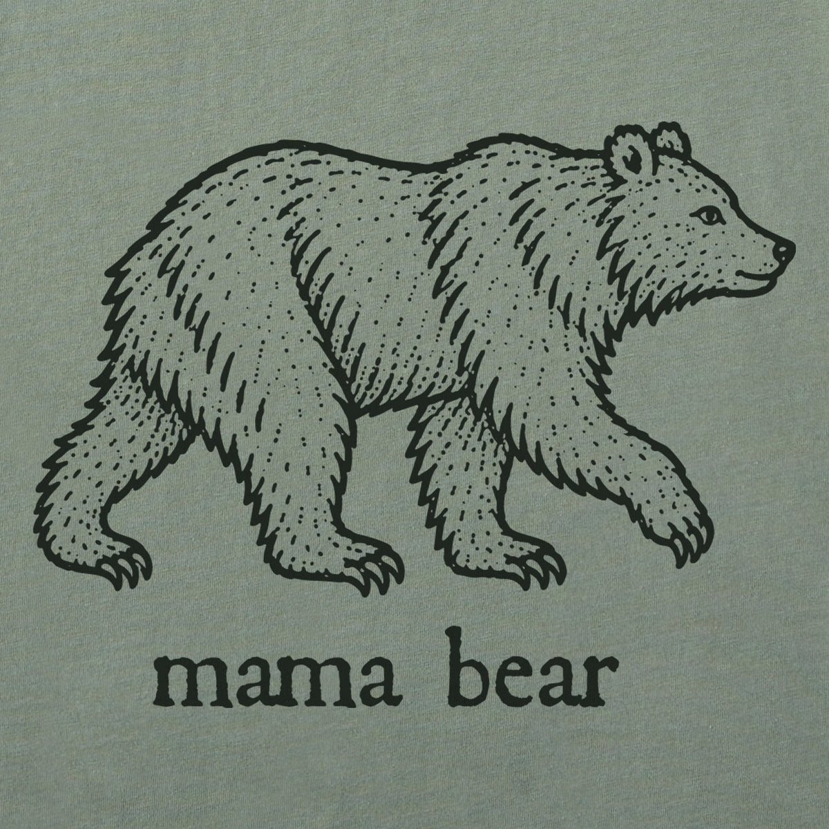 Women's Bear Mama Short Sleeve Crusher Boxy Tee product image 2