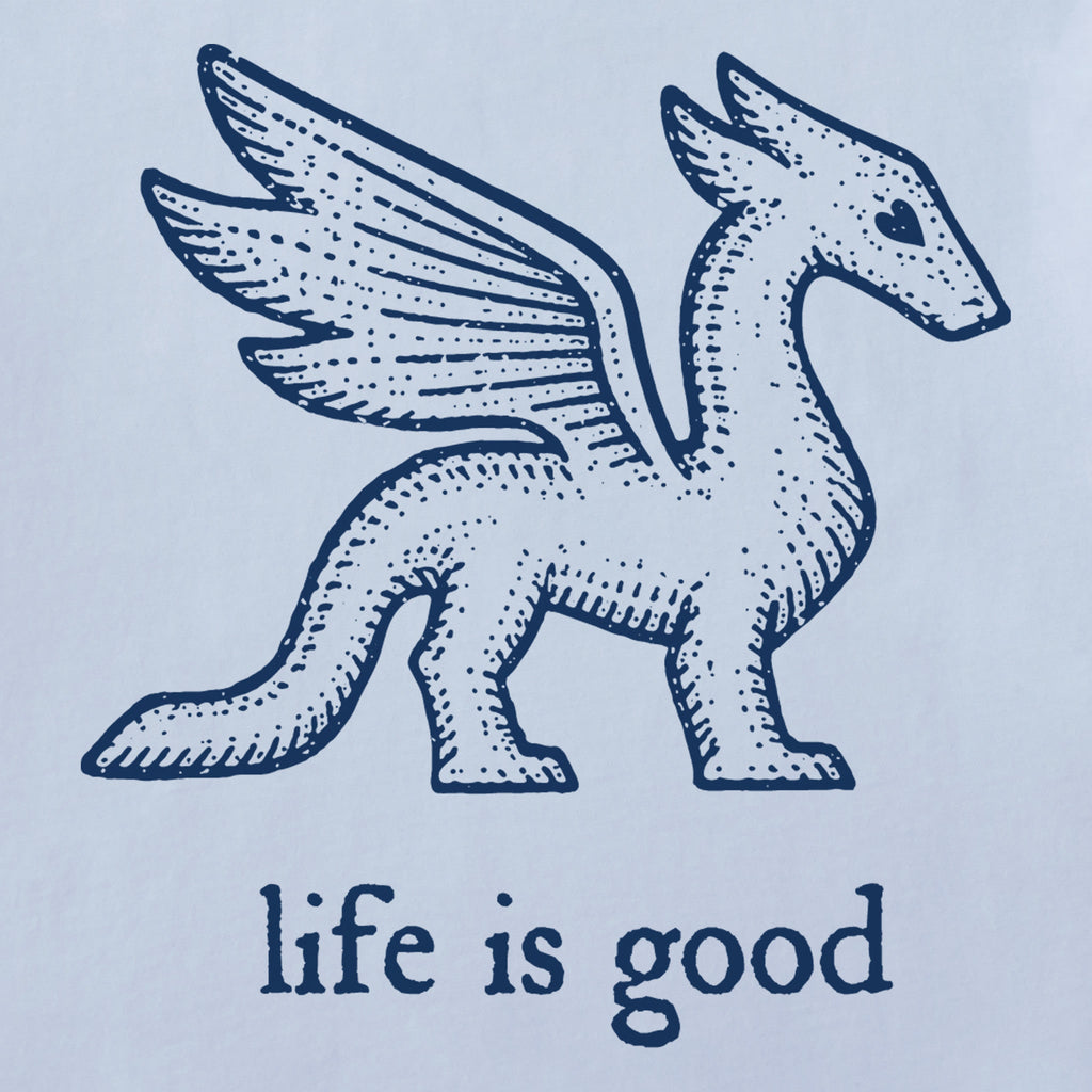 Kids Life is Good Dragon Short Sleeve Crusher Tee product image 2