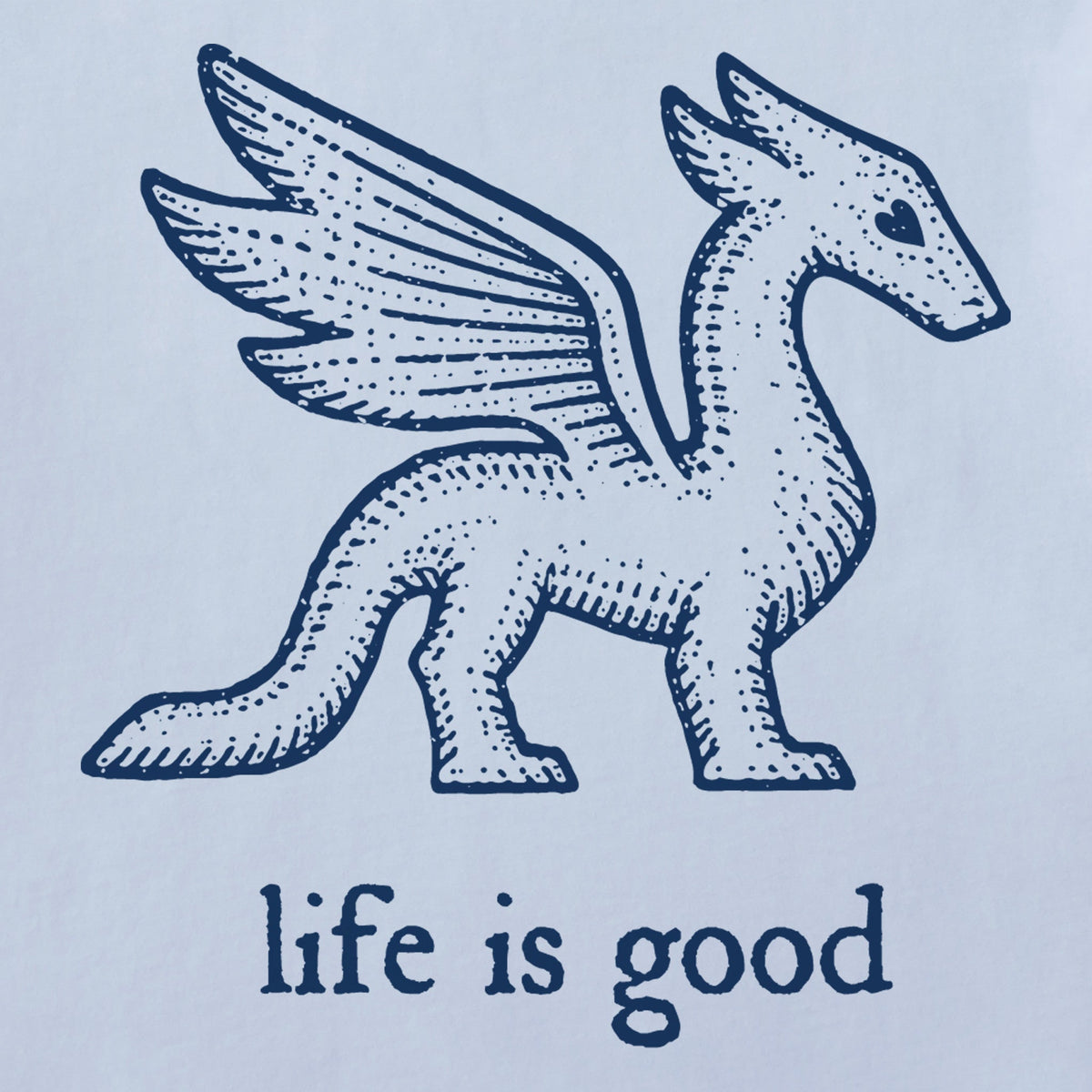 Kids Life is Good Dragon Short Sleeve Crusher Tee product image 2