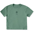 Women's Palm Tree Take It Easy Short Sleeve Crusher Boxy Tee product image 1