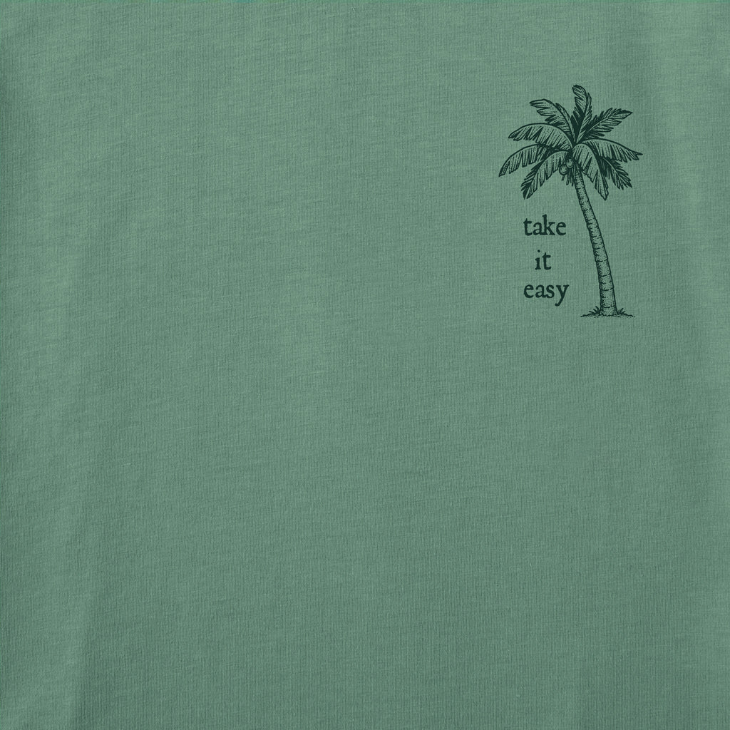 Men's Palm Tree Take It Easy Short Sleeve Crusher Tee product image 2