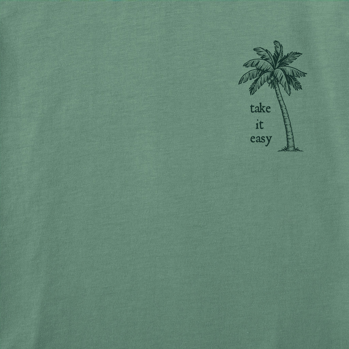 Men's Palm Tree Take It Easy Short Sleeve Crusher Tee product image 2