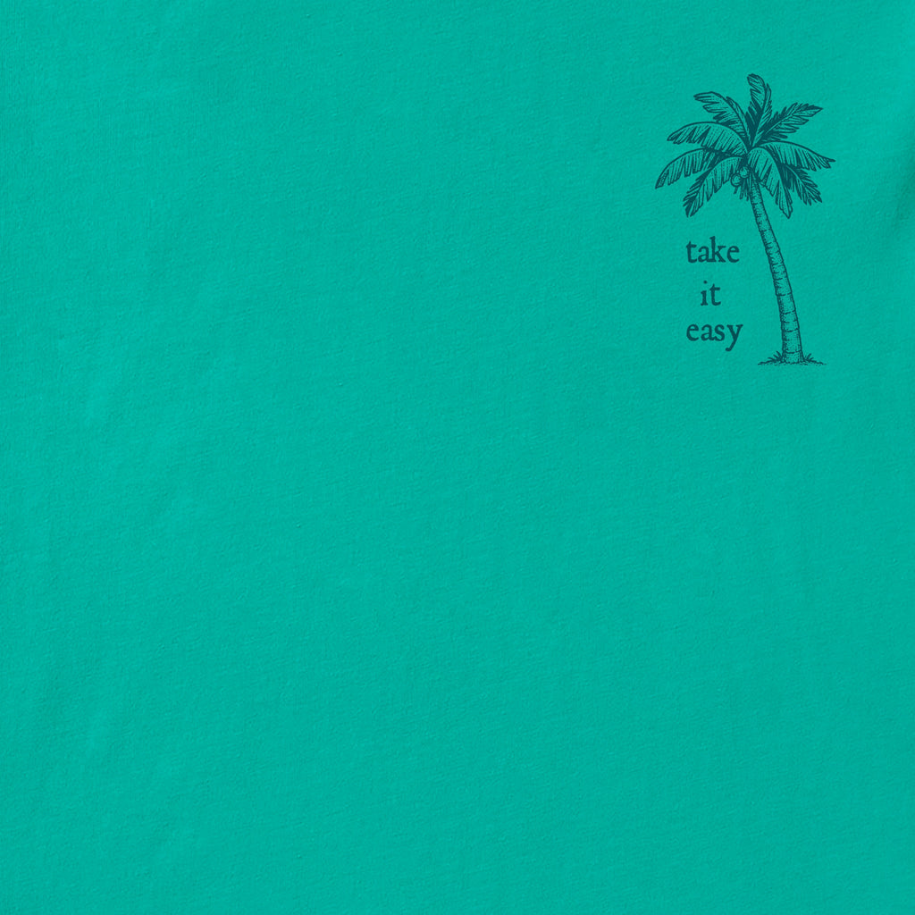 Men's Palm Tree Take It Easy Short Sleeve Crusher Tee product image 4