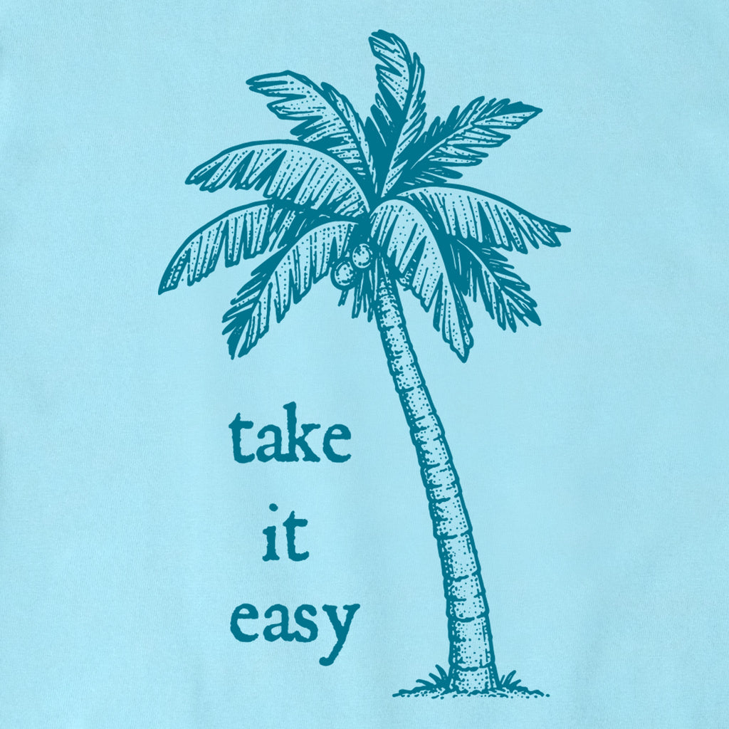 Women's Palm Tree Take It Easy Short Sleeve Crusher Tee product image 4