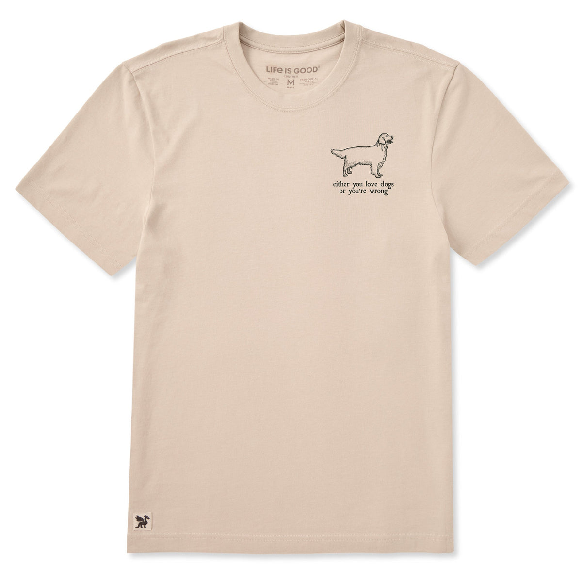 Men's Golden Retriever Folk Short Sleeve Tee product image 1