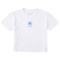 Women's Daisy Engraved Short Sleeve Crusher Boxy Tee product image 1