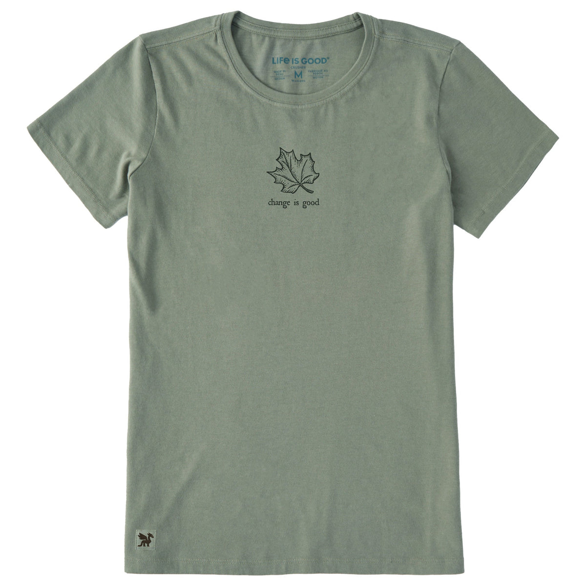 Women's Change is Good Leaf Short Sleeve Crusher Tee product image 1
