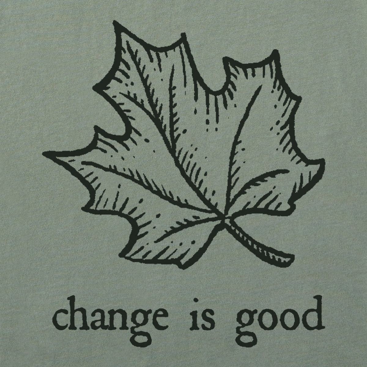 Women's Change is Good Leaf Short Sleeve Crusher Tee product image 2