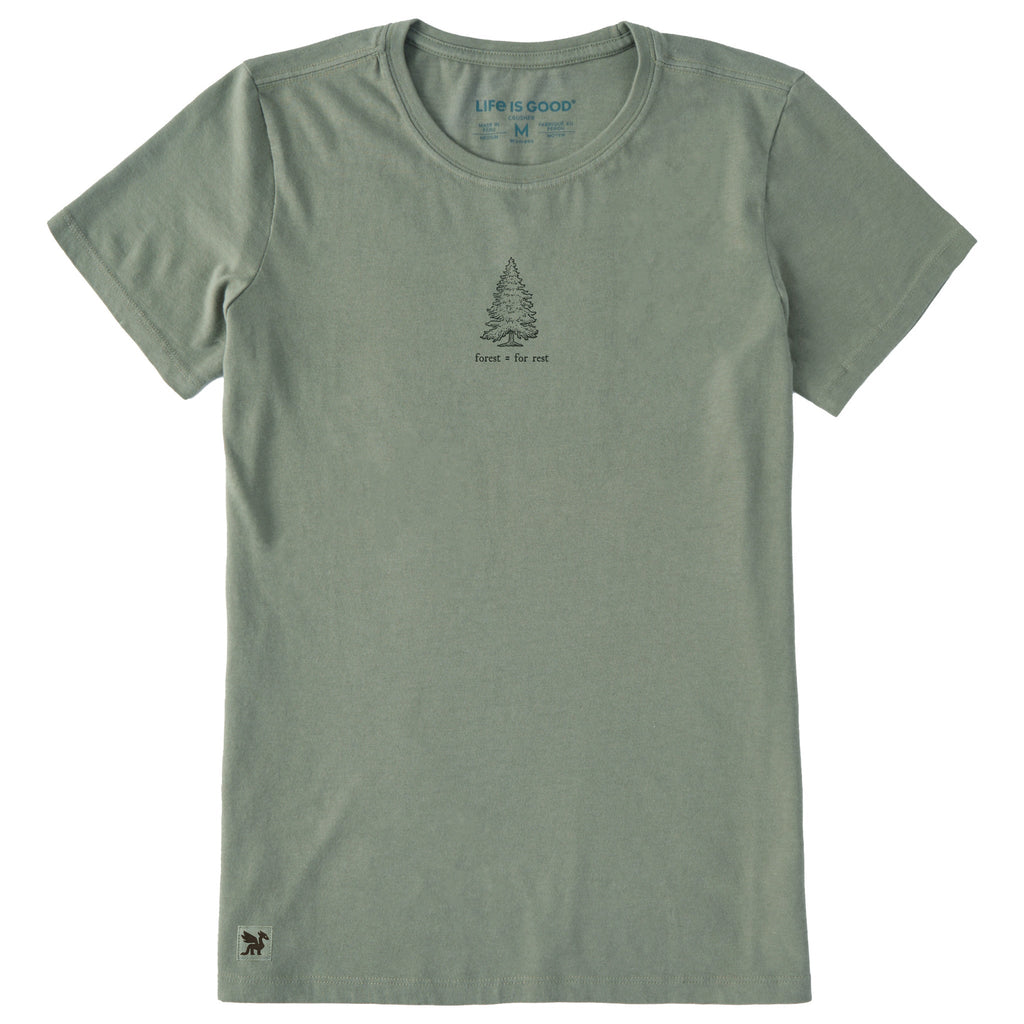 Women's Forest Pine Tree Short Sleeve Crusher Tee product image 1
