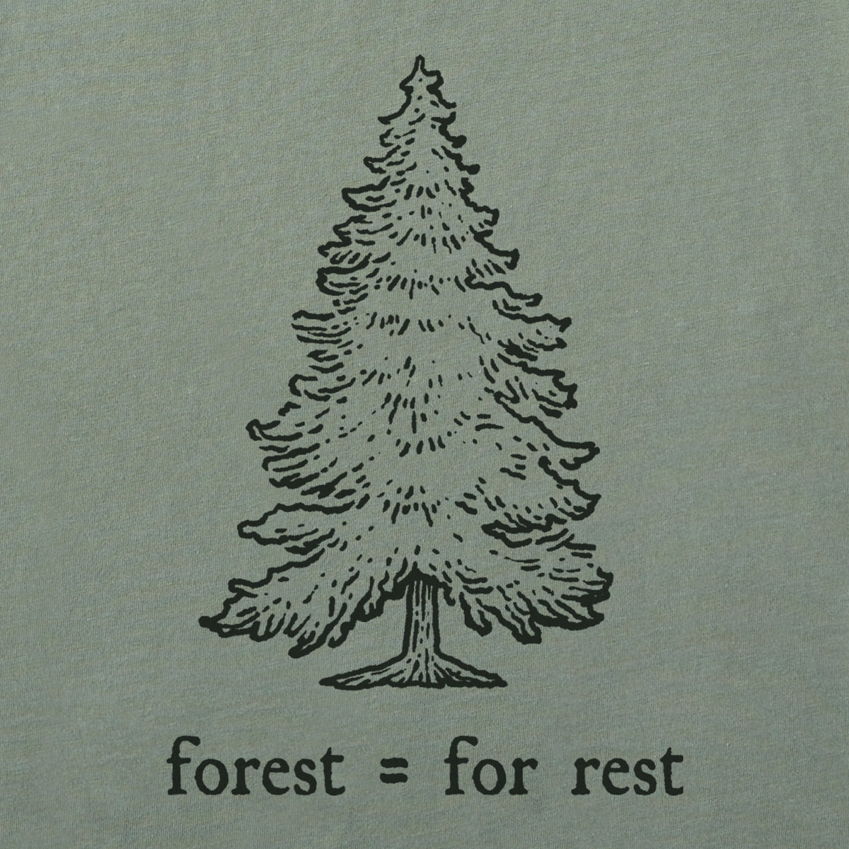 Women's Forest Pine Tree Short Sleeve Crusher Tee product image 2