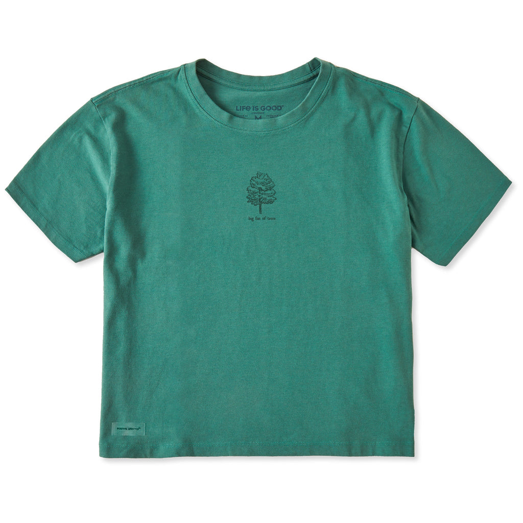 Women's Big Fan of Trees Short Sleeve Crusher Boxy Tee product image 1