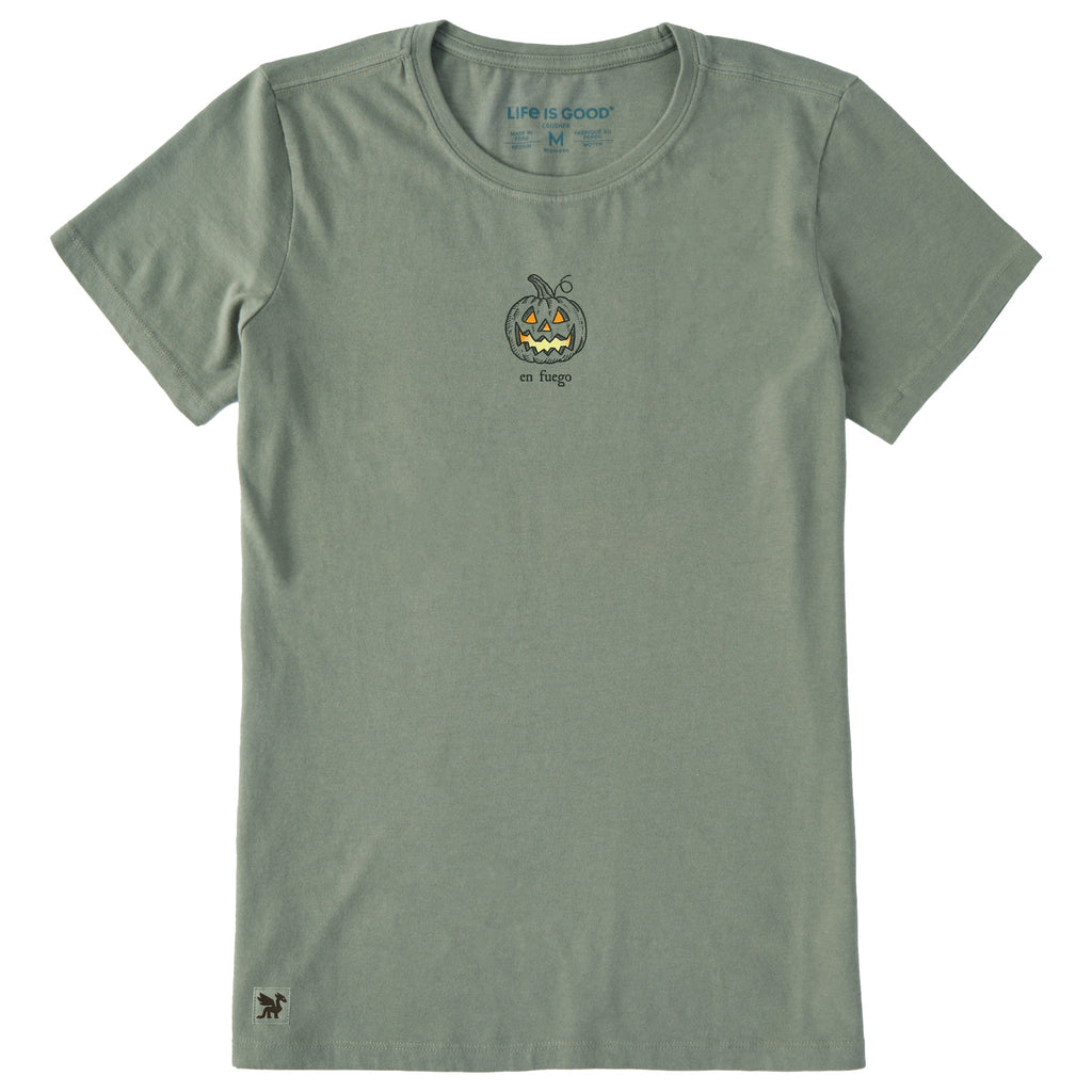 Women's Jack-O-Lantern En Fuego Short Sleeve Crusher Tee product image 1