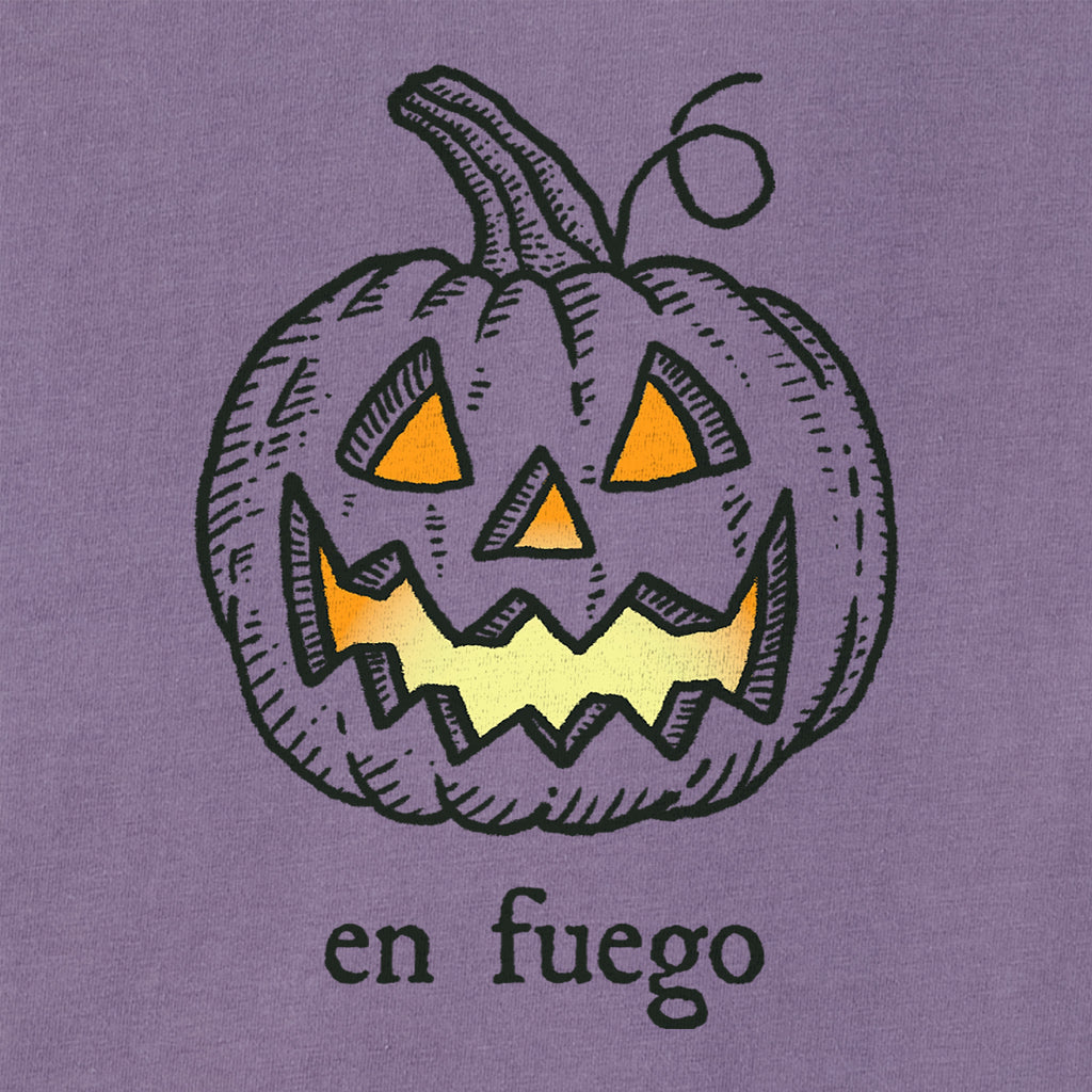 Women's Jack-O-Lantern En Fuego Short Sleeve Crusher Boxy product image 2