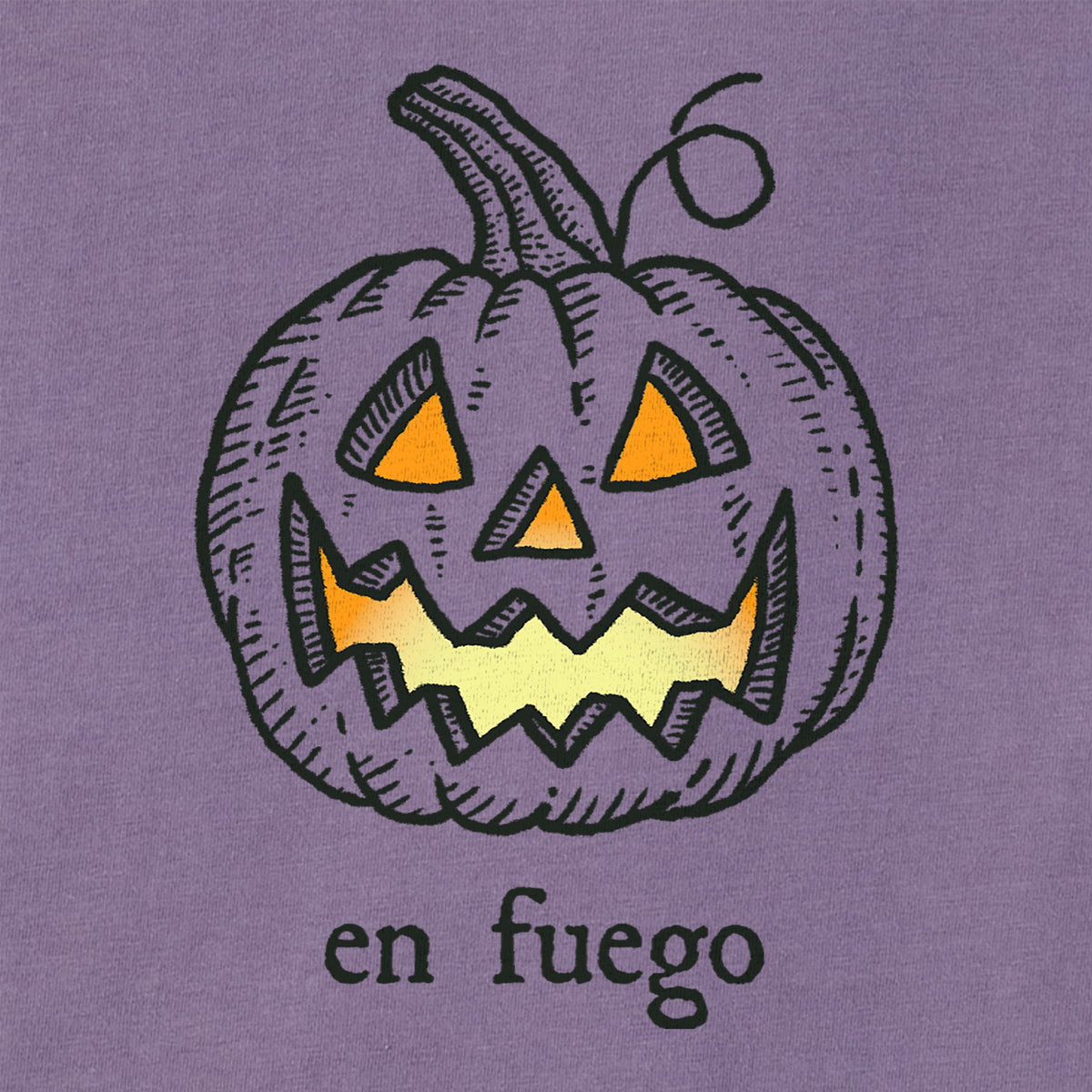 Women's Jack-O-Lantern En Fuego Short Sleeve Crusher Boxy product image 2