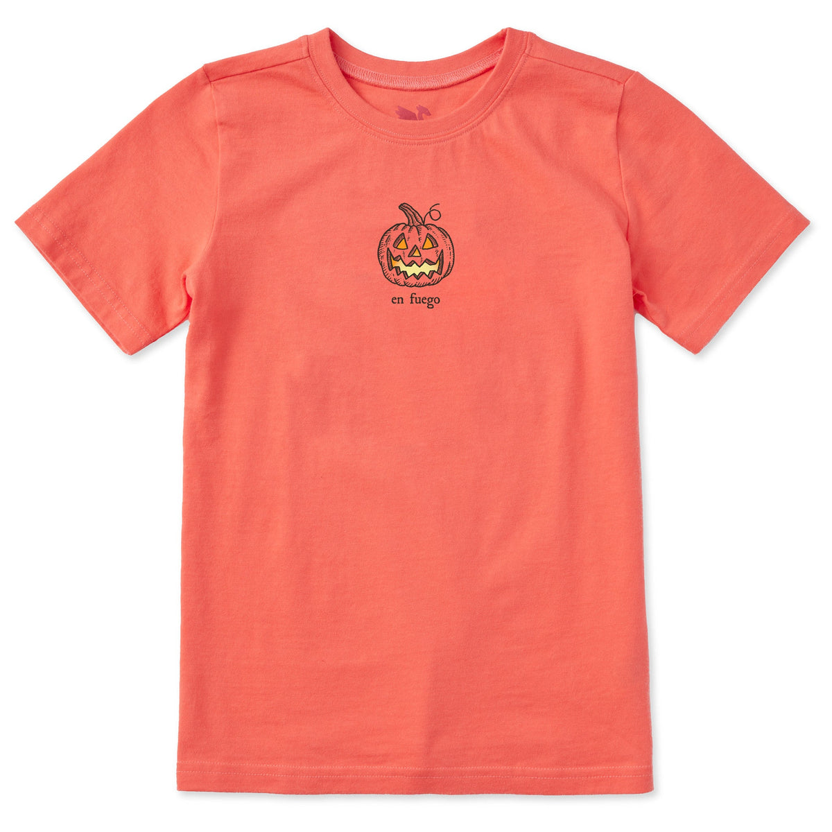 Kids Jack-O-Lantern En Fuego Short Sleeve Crusher Tee product image 1