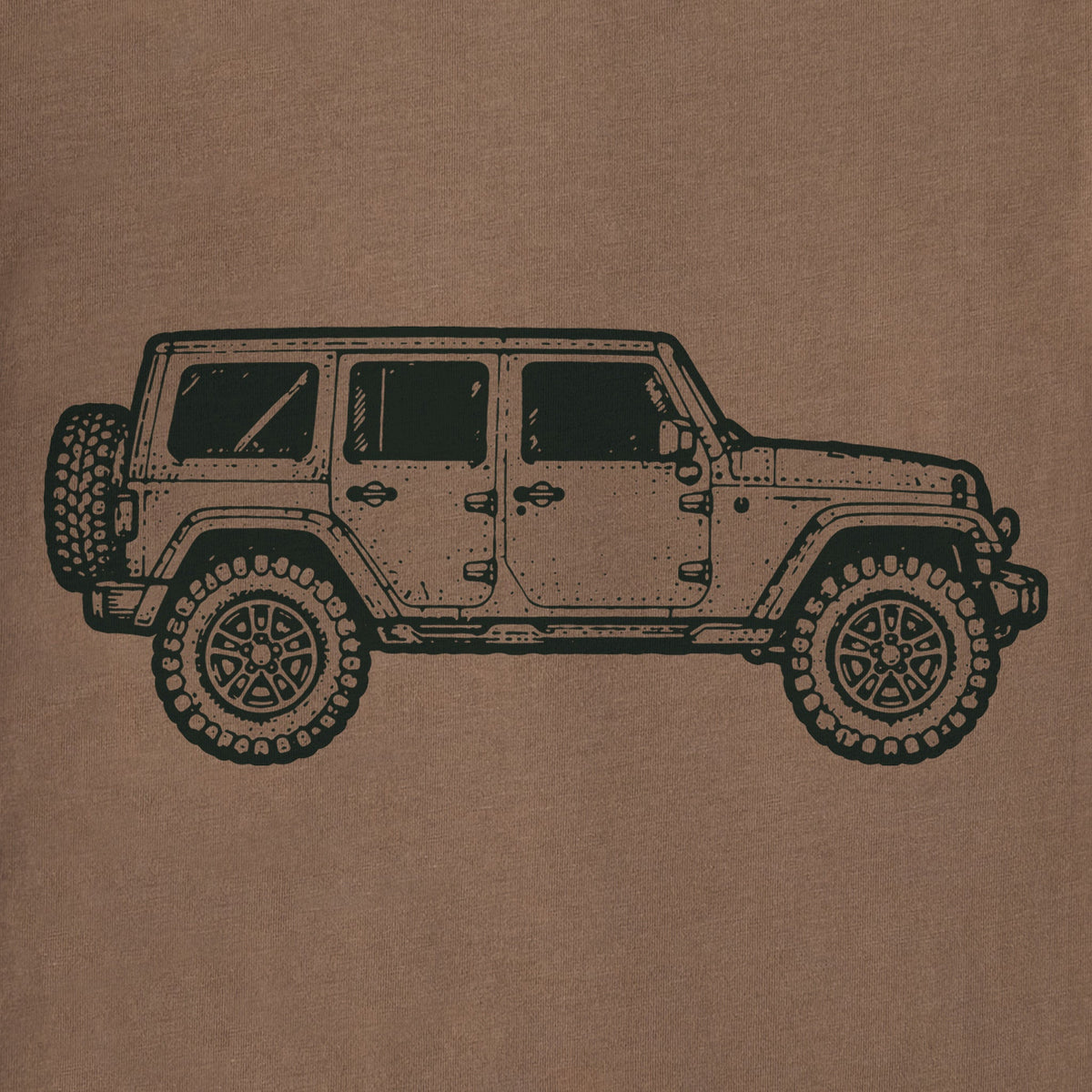 Men's 4x4 Vehicle Short Sleeve Crusher Tee product image 2