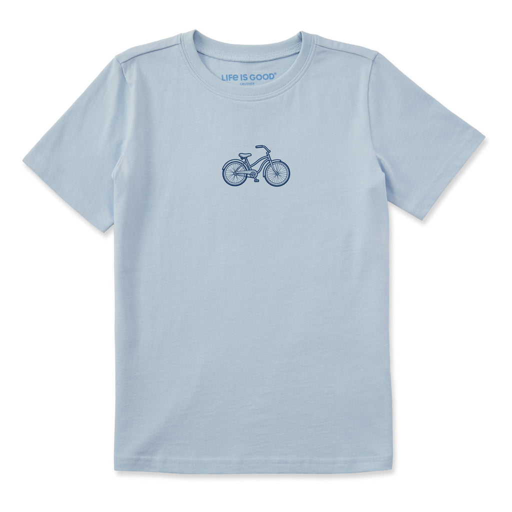 Kids Engraved Bicycle Short Sleeve Crusher Tee product image 1