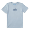 Kids Engraved Bicycle Short Sleeve Crusher Tee product image 1