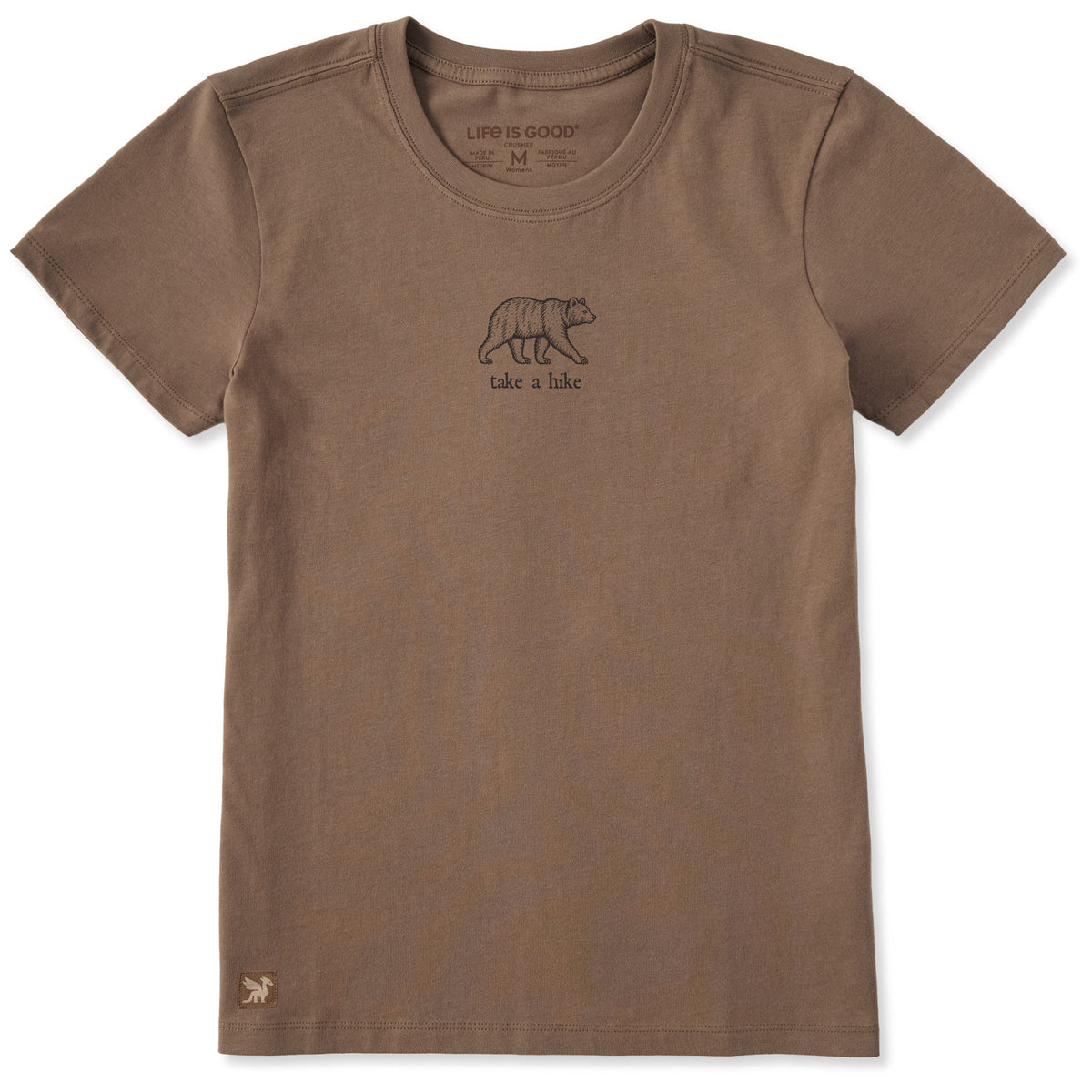 Women's Engraved Black Bear Short Sleeve Crusher Tee product image 1