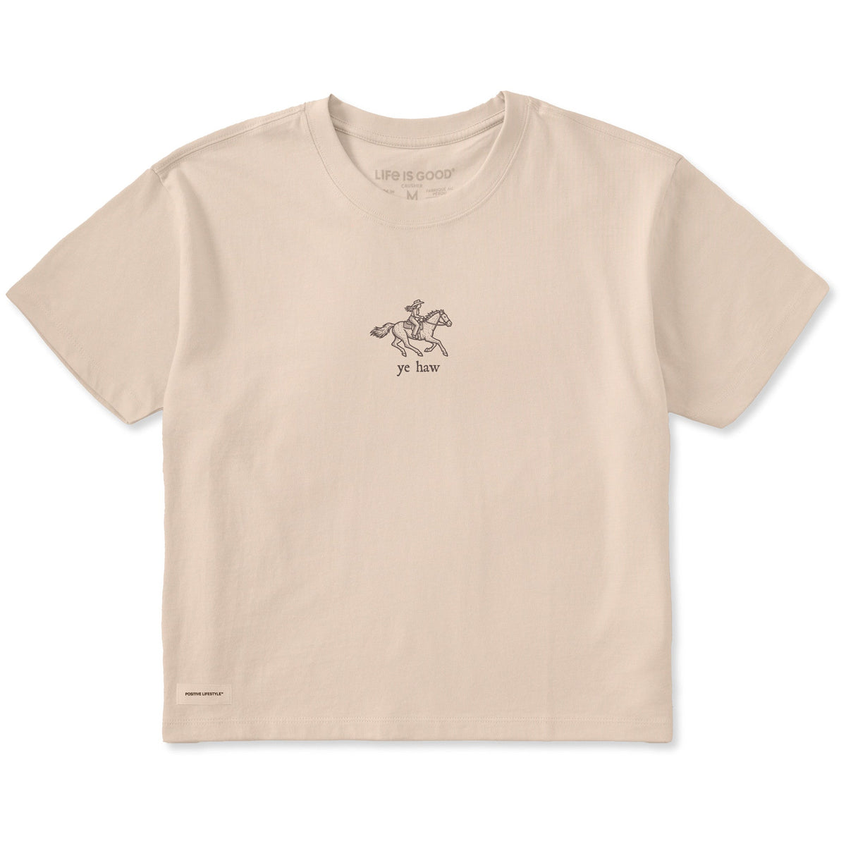 Women's Ye Haw Cowgirl Short Sleeve Crusher Boxy Tee