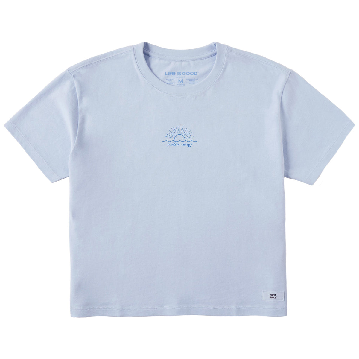 Women's Sunset Positive Energy Short Sleeve Crusher Boxy Tee product image 1