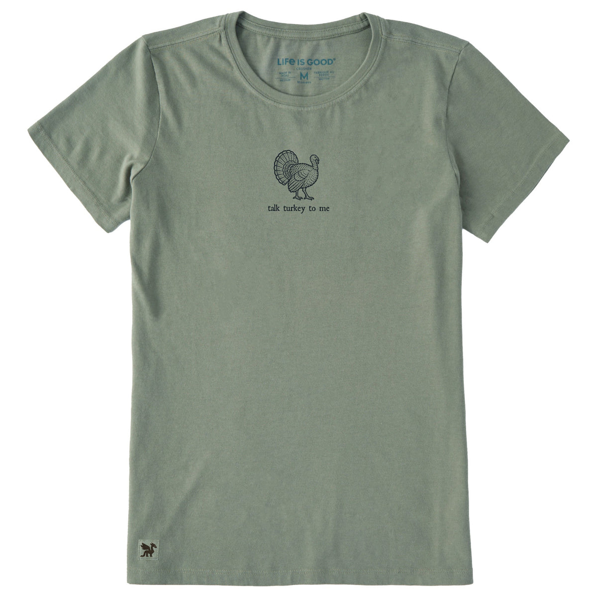 Women's Engraved Turkey Short Sleeve Crusher Tee product image 1