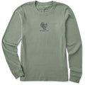 Women's Engraved Turkey Long Sleeve Crusher Tee product image 1