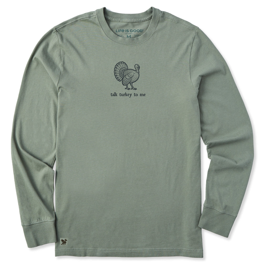 Men's Engraved Turkey Long Sleeve Crusher Tee product image 1