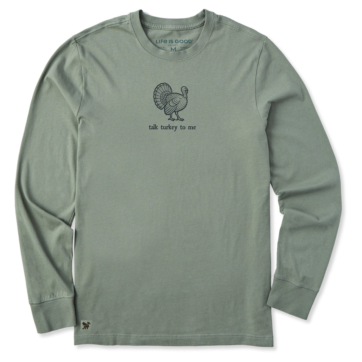 Men's Engraved Turkey Long Sleeve Crusher Tee product image 1