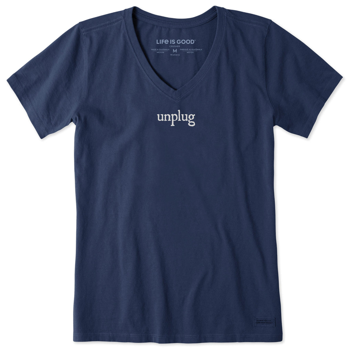 Women's Engraved Unplug Short Sleeve Crusher Vee product image 1