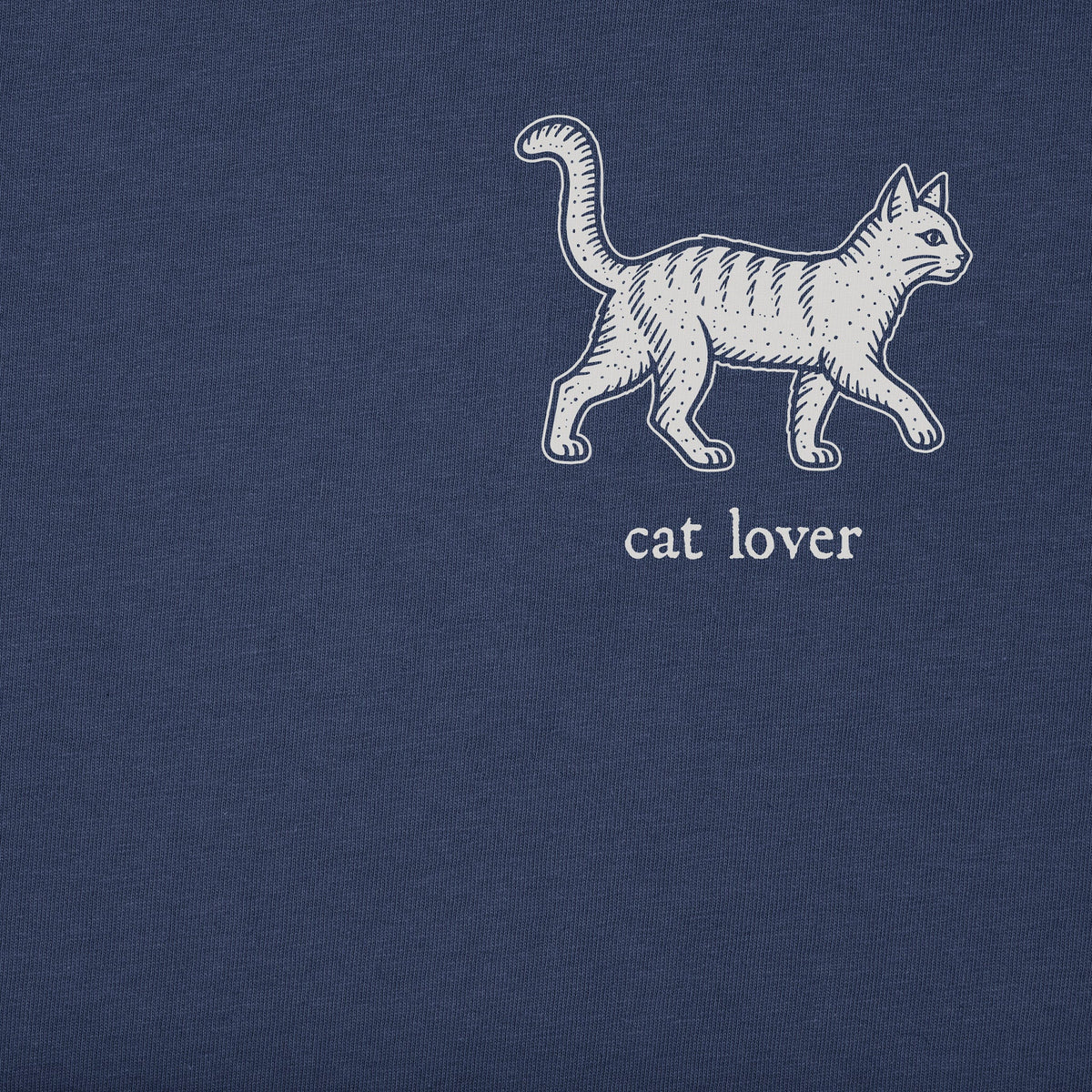 Men's Cat Lover Engraved Short Sleeve Tee product image 2