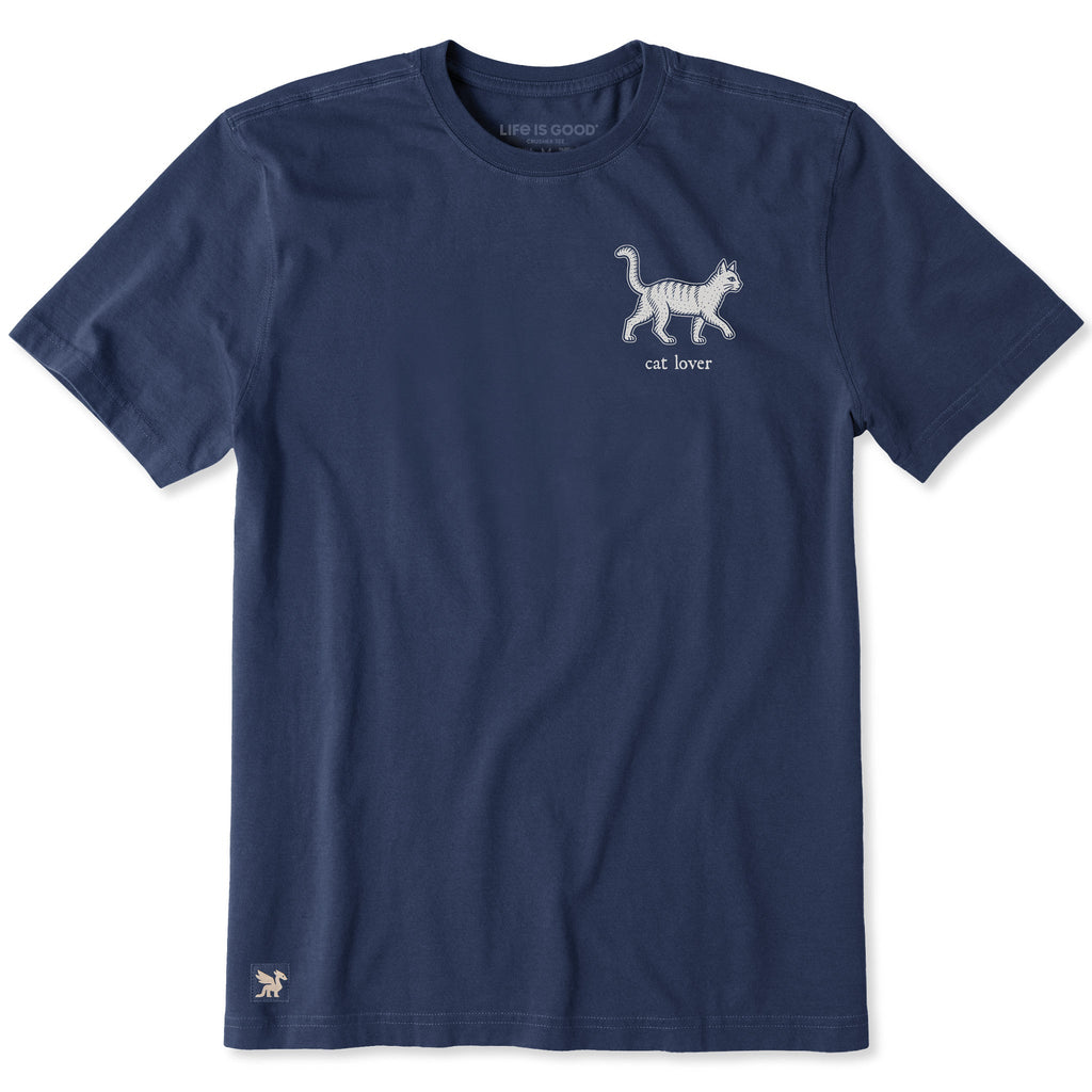 Men's Cat Lover Engraved Short Sleeve Tee product image 3