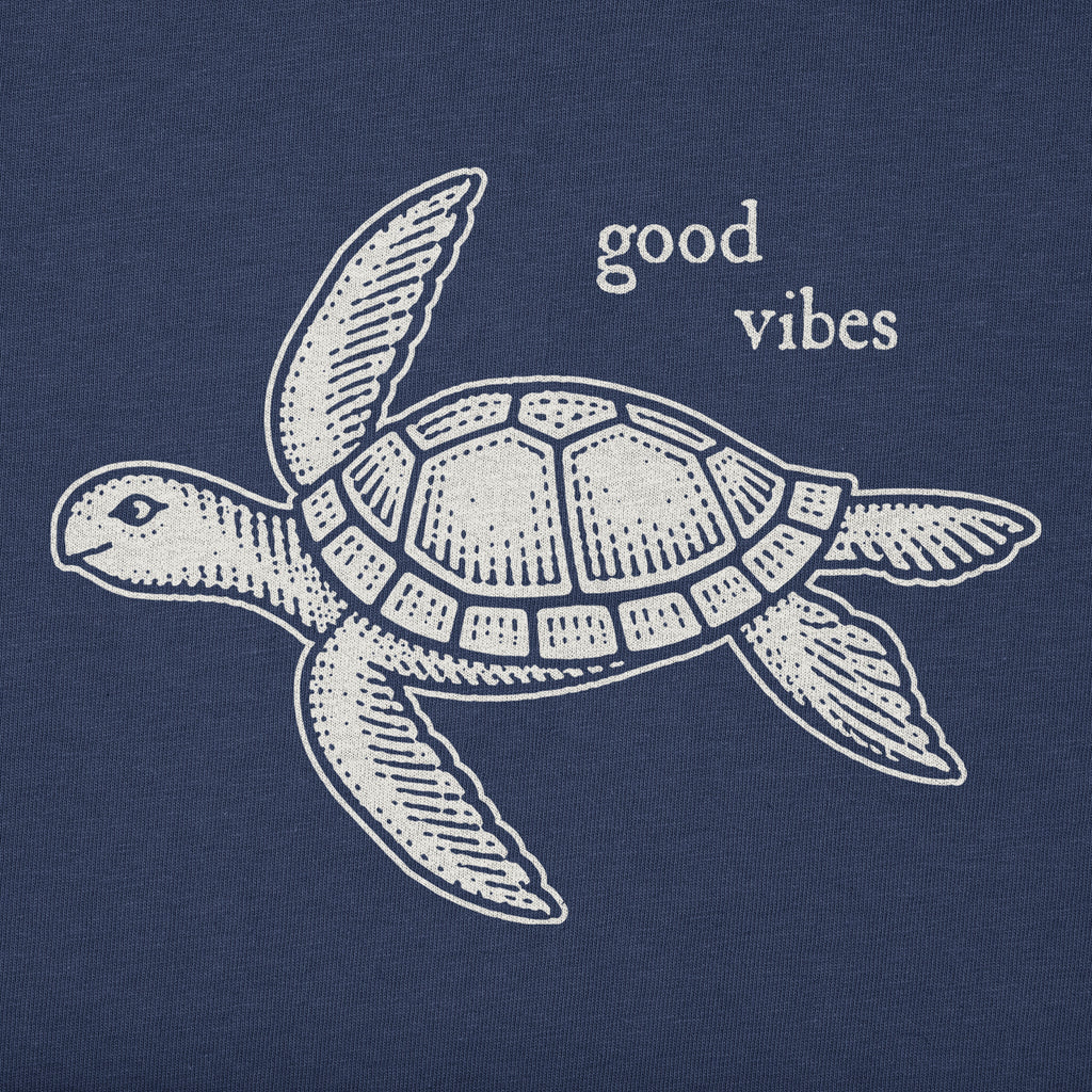 Men's Sea Turtle Good Vibes Short Sleeve Tee product image 4