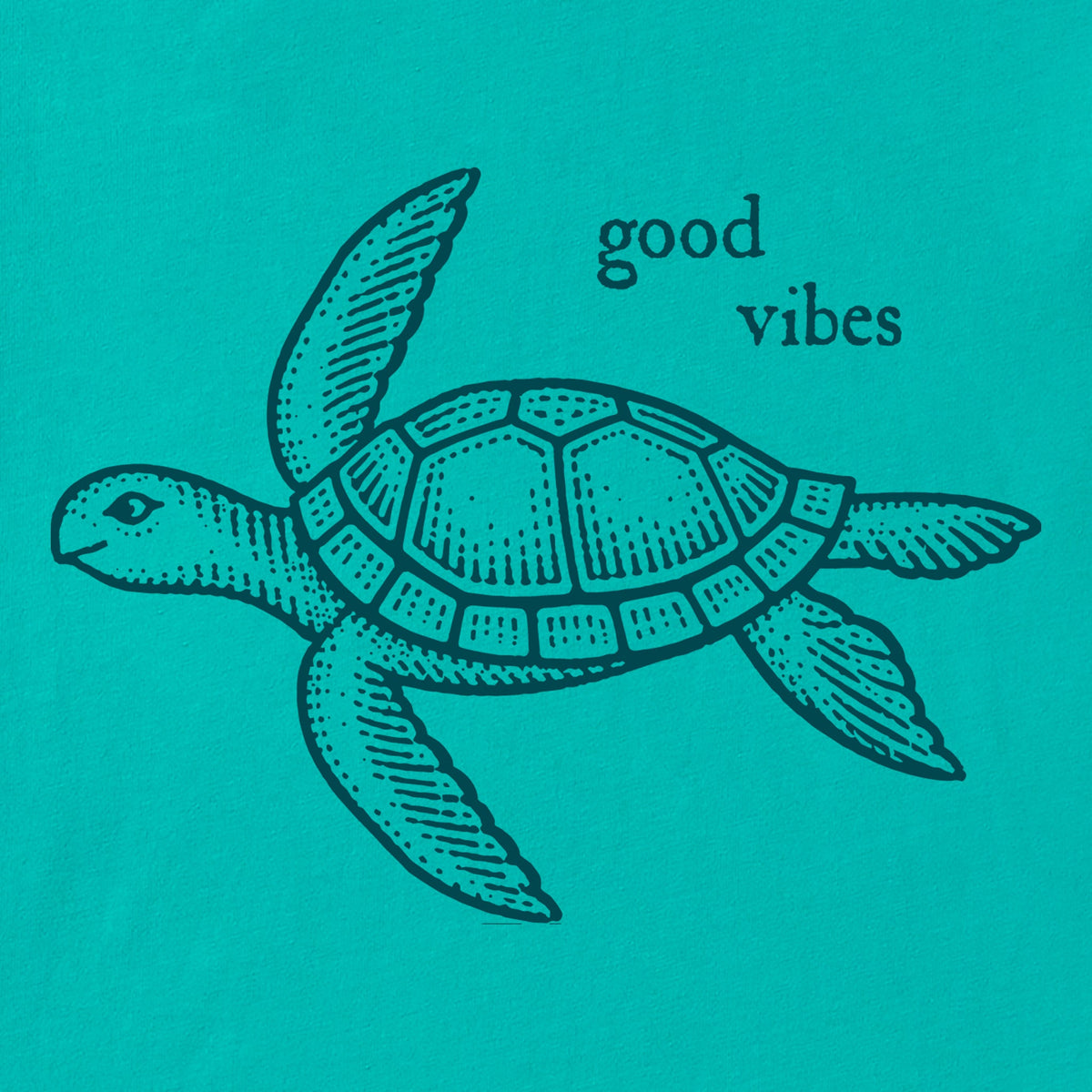 Men's Sea Turtle Good Vibes Short Sleeve Tee product image 6