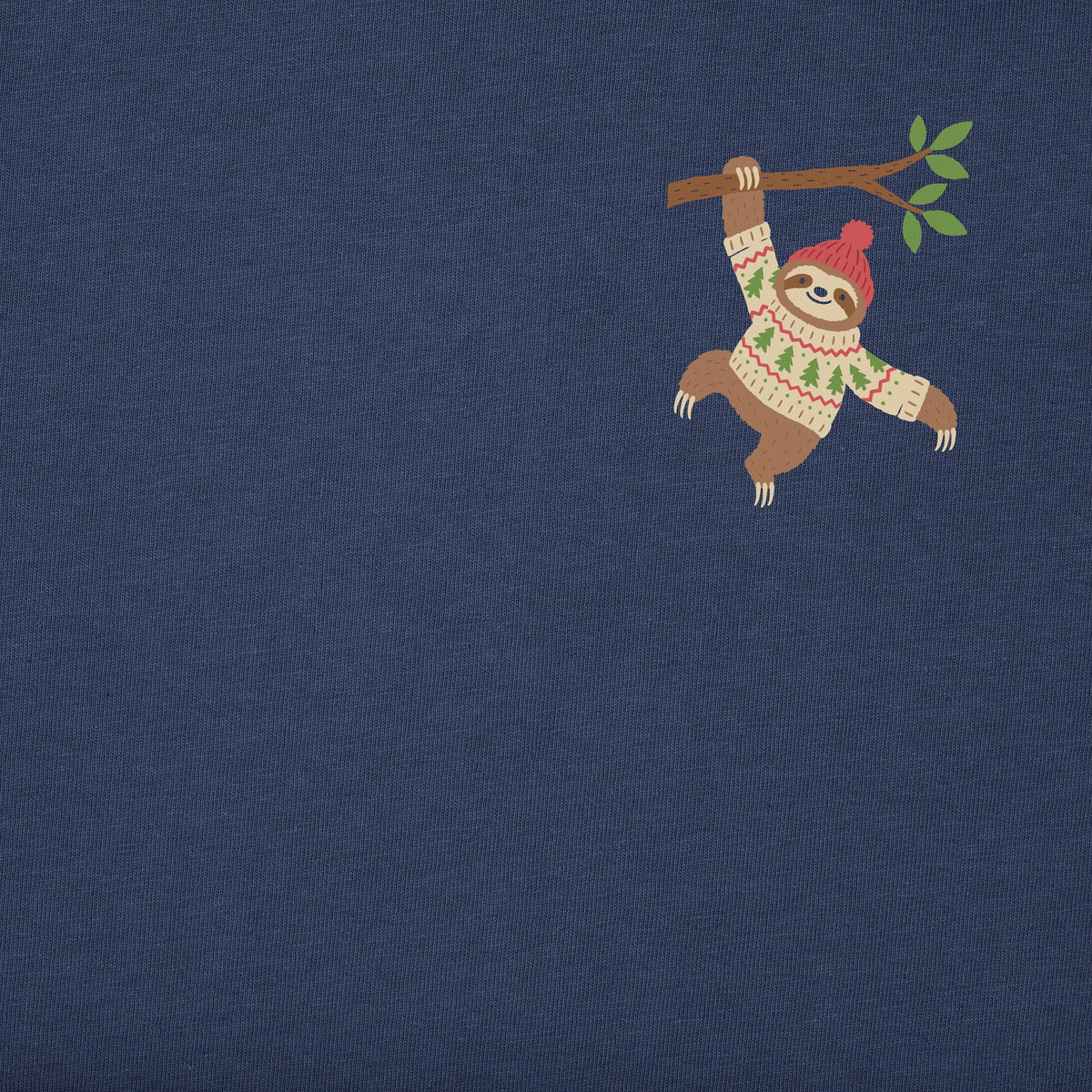 Men's Cozy Sloth Short Sleeve Crusher Tee