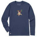 Women's Cozy Sloth Long Sleeve Crusher Tee