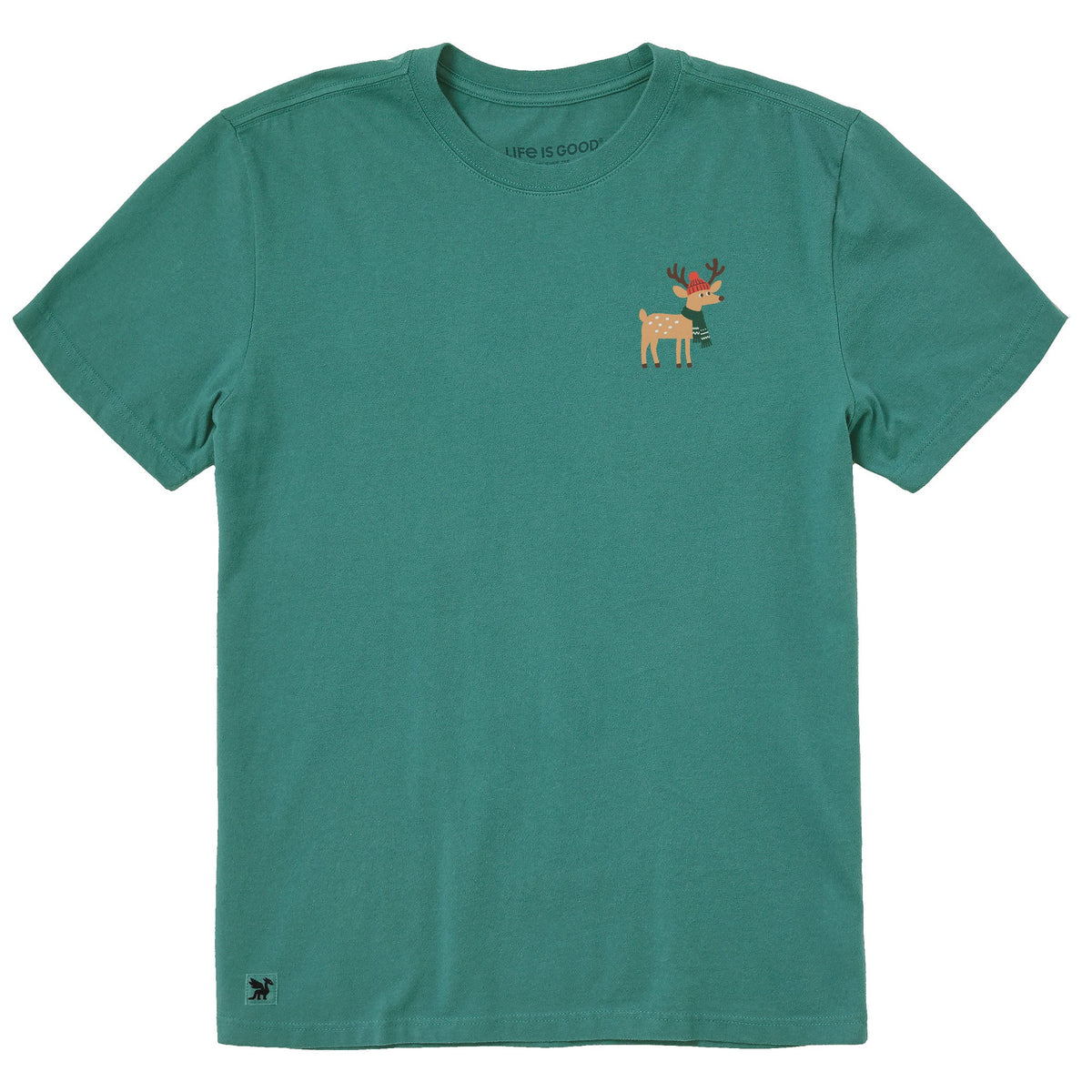 Men's Cozy Deer Short Sleeve Crusher Tee