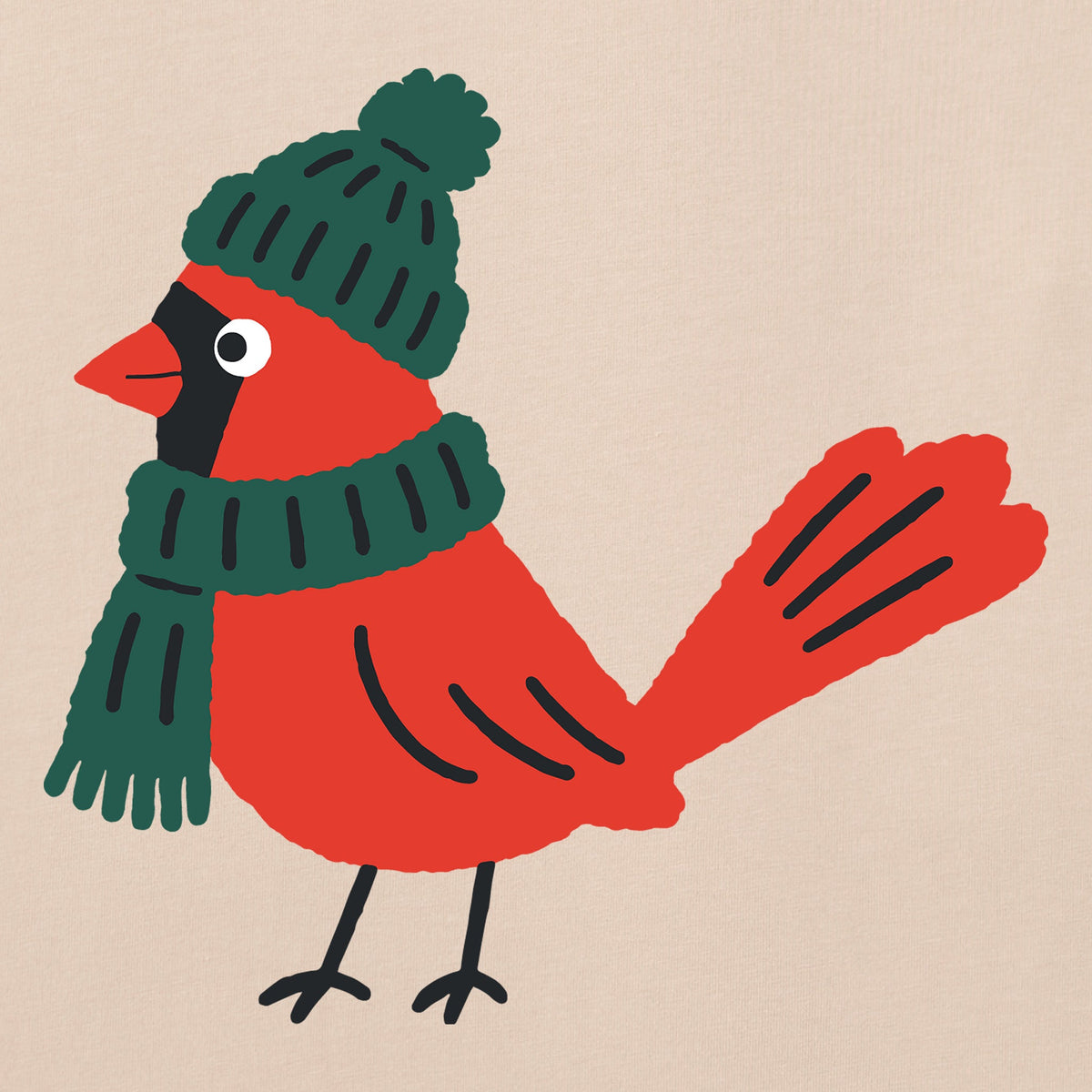 Women's Cozy Cardinal Short Sleeve Crusher Tee product image 2