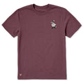 Men's Cozy Badger Long Sleeve Crusher Tee