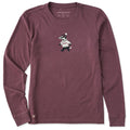 Women's Cozy Badger Long Sleeve Crusher Tee