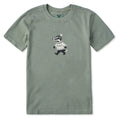 Kids Cozy Badger Short Sleeve Crusher Tee