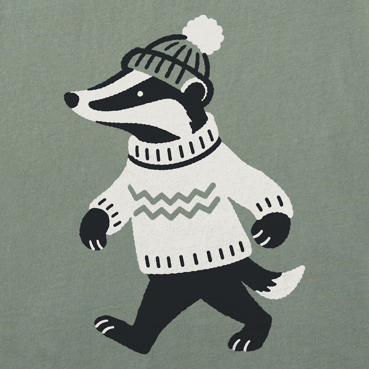 Women's Cozy Badger Short Sleeve Crusher Boxy Tee