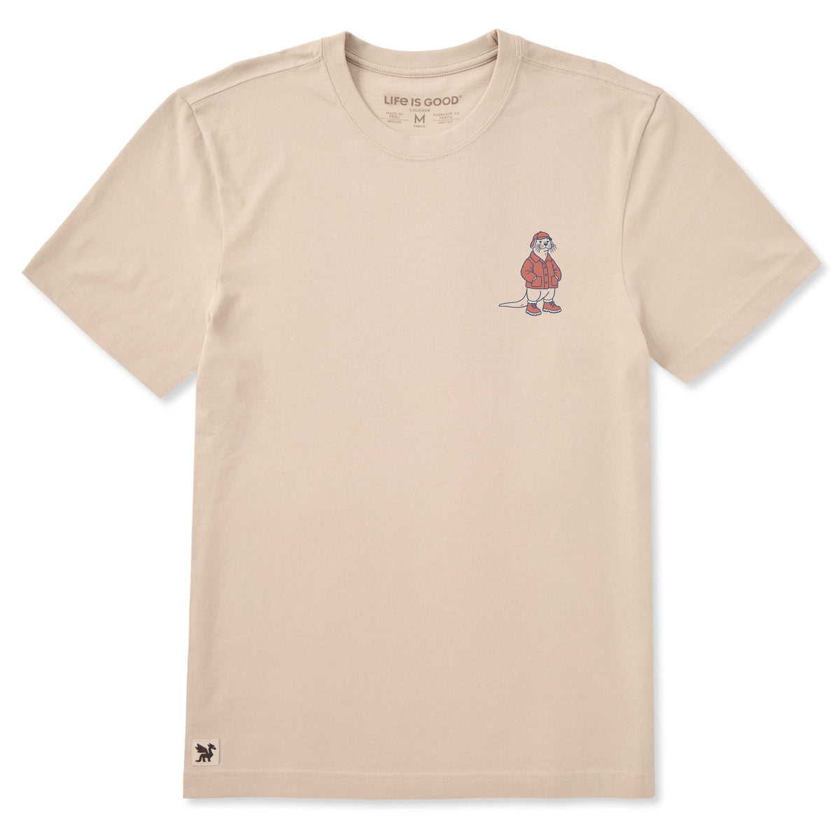Men's Cozy Otter Short Sleeve Crusher Tee