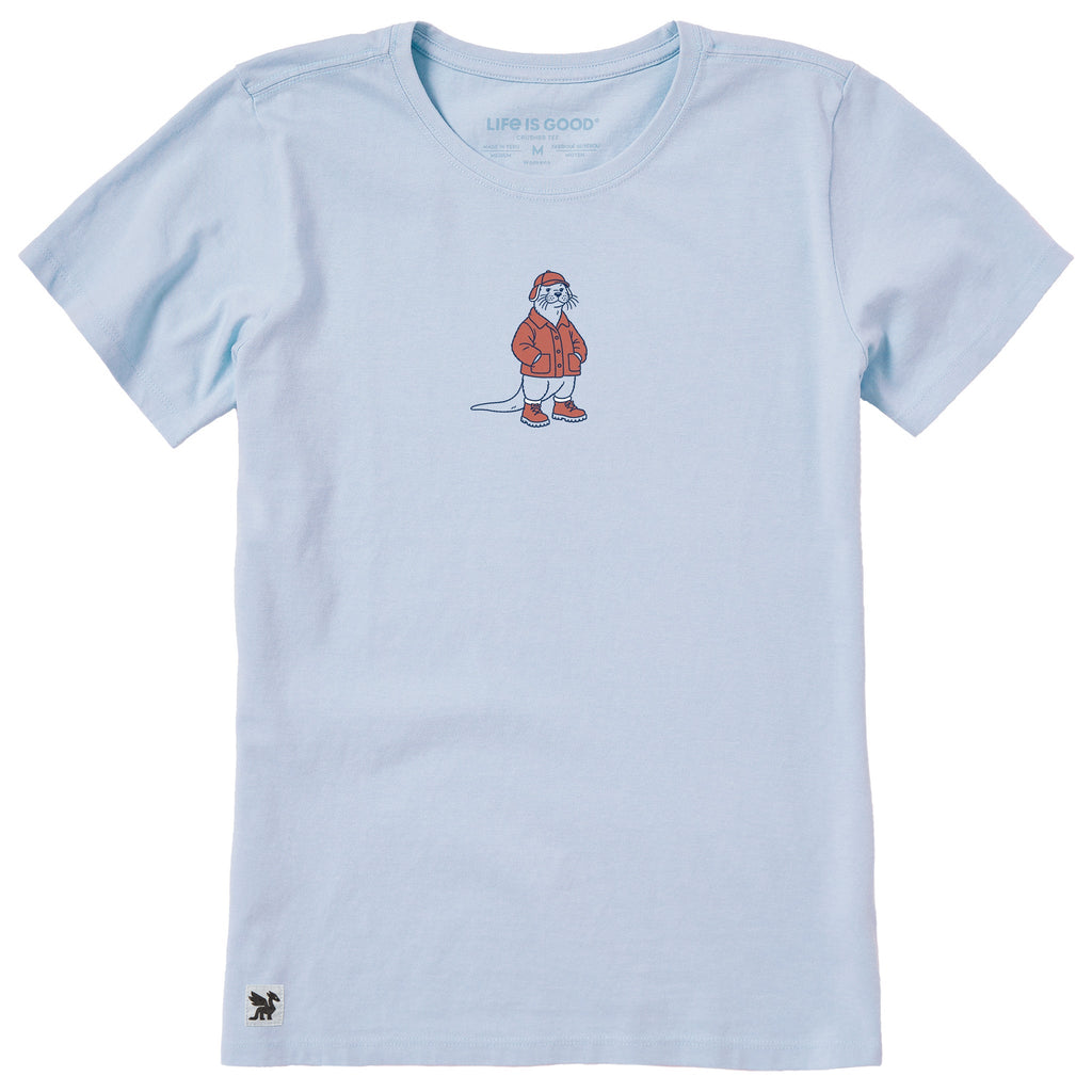 Women's Cozy Otter Short Sleeve Crusher Tee
