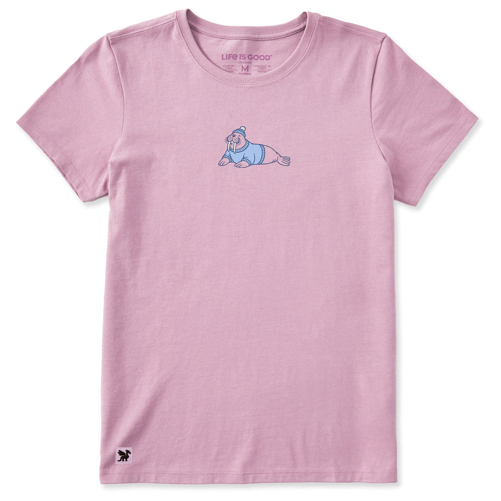 Women's Cozy Walrus Short Sleeve Crusher Tee