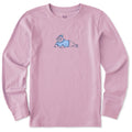 Kids Cozy Walrus Long Sleeve Crusher Tee
