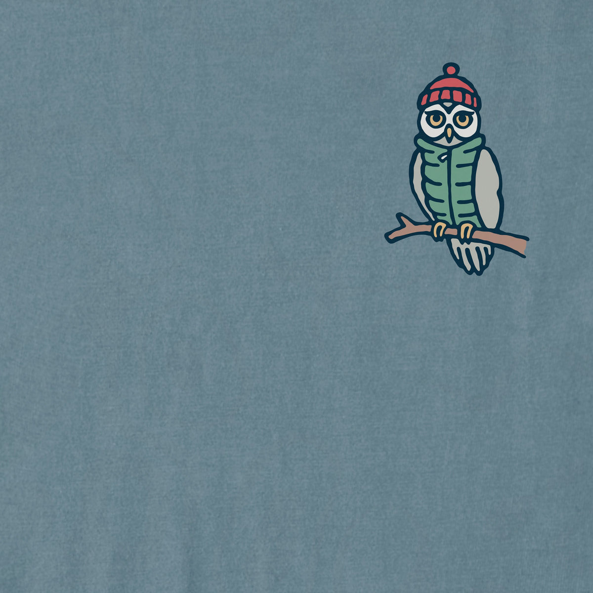 Men's Cozy Owl Short Sleeve Crusher Tee